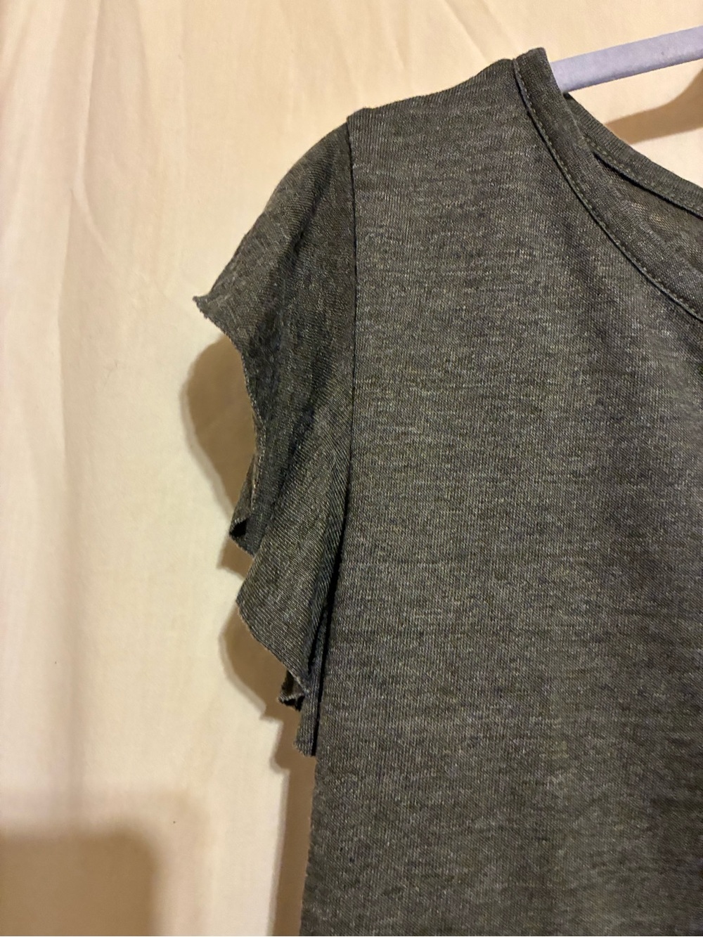 Chaser Ruffle Cap Sleeve Tee - Picture 4 of 8